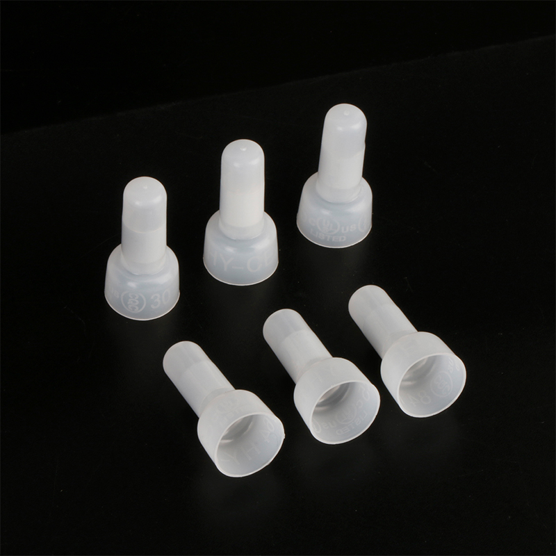 关闭端压接连接器