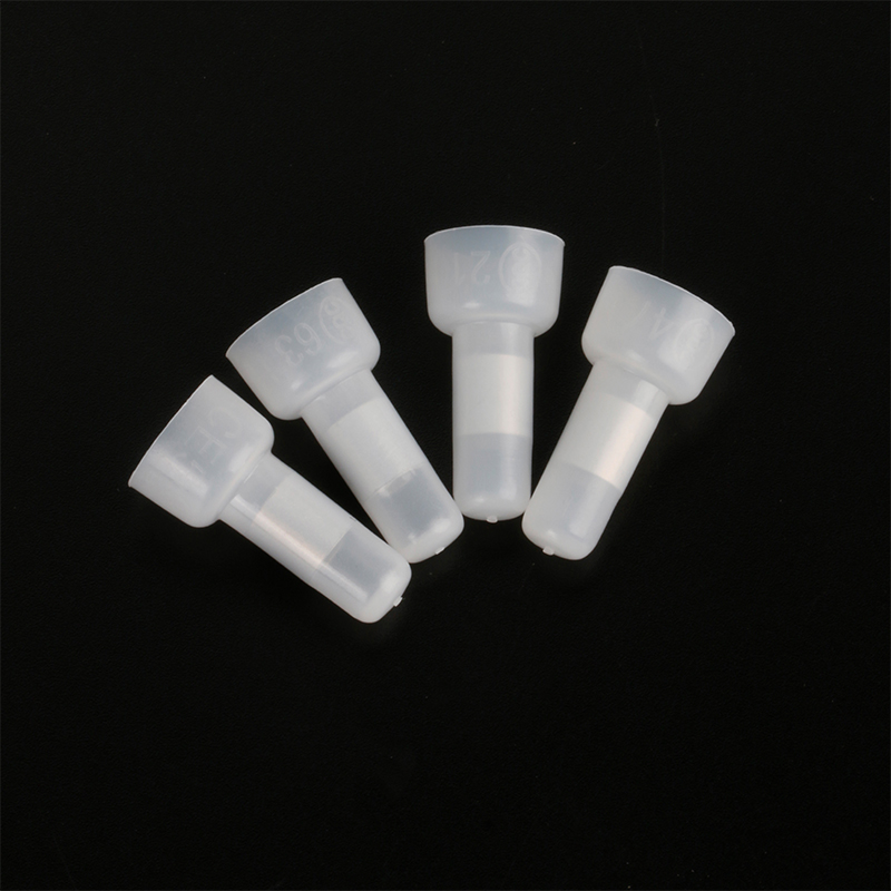 关闭端压接连接器